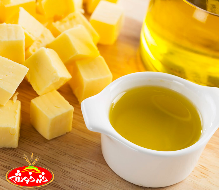 روغن و کره در کیک